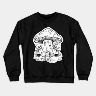 Fairy Mushroom House Crewneck Sweatshirt